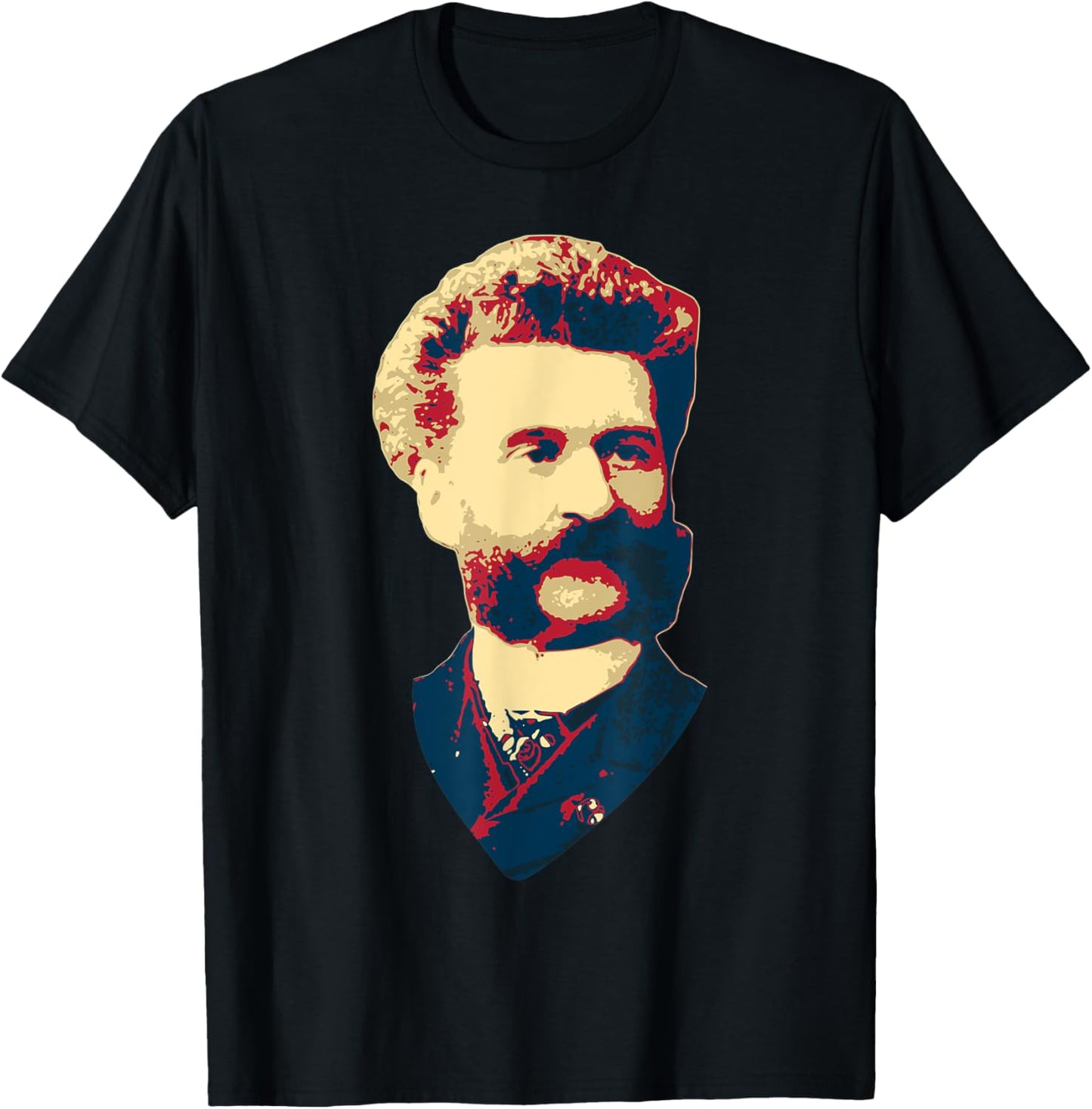Johann Strauss II Classical Music Composer Retro Propaganda T-Shirt - T-Shirt | Black