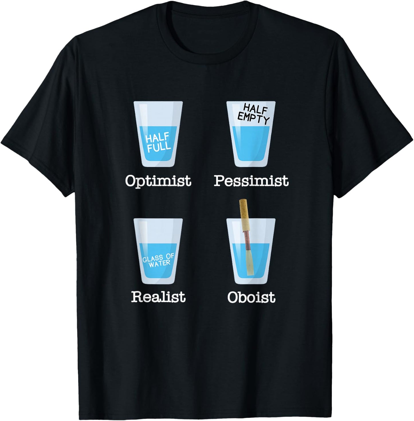 Oboist Orchestra Music Oboe T-Shirt - T-Shirt | Black