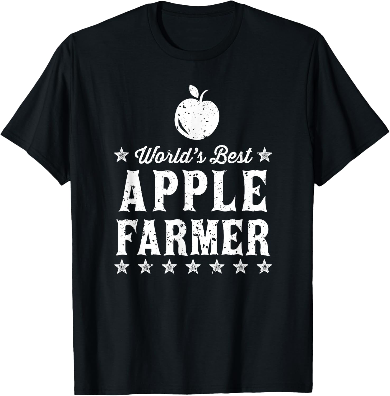 World's Best Apple Farmer T-Shirt - T-Shirt | Black