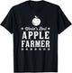 World's Best Apple Farmer T-Shirt - T-Shirt | Black