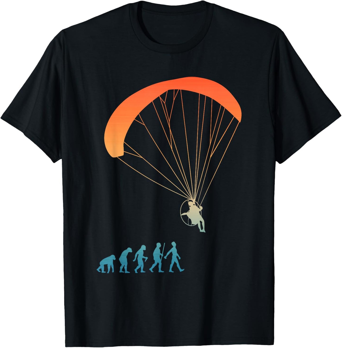 Paramotor Art Women Paramotoring PPG Paramotor Lover T-Shirt - T-Shirt | Black