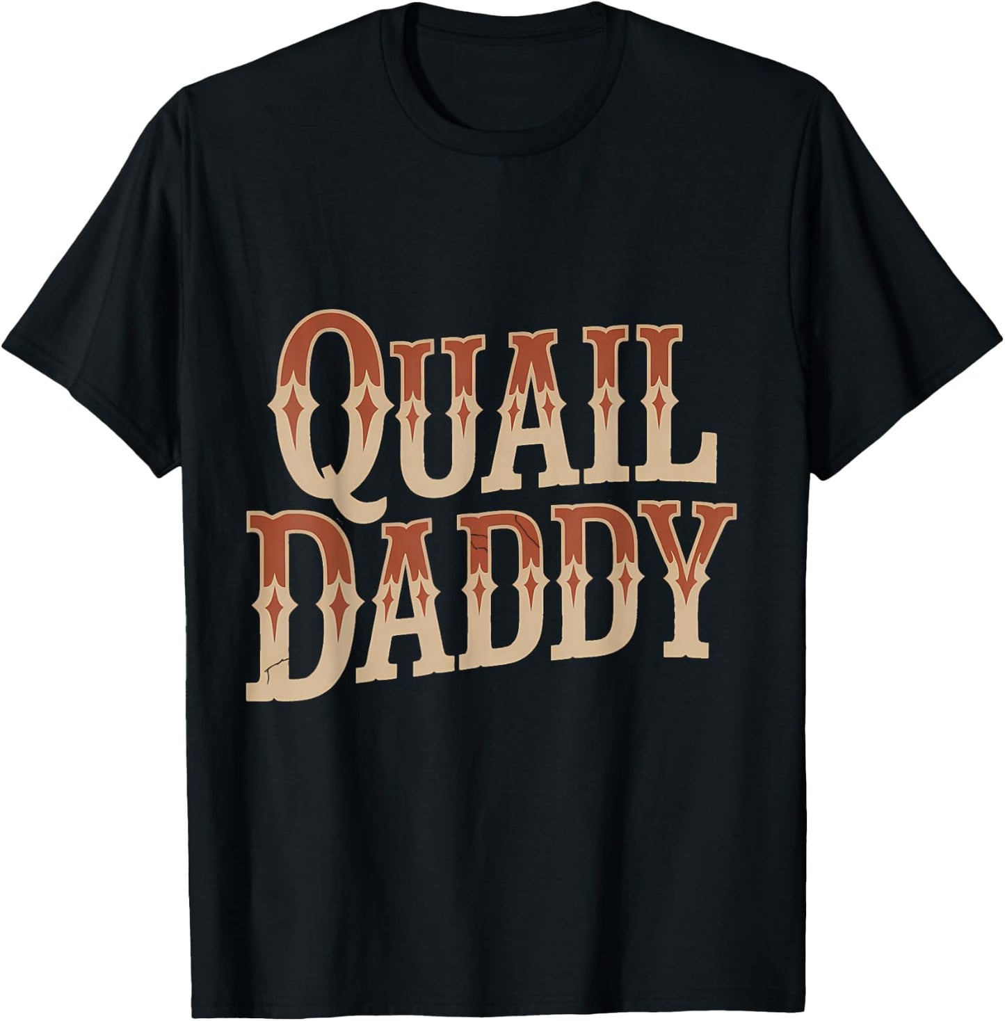 Quail Bird Lovers Quail Daddy Father Retro T-Shirt - T-Shirt | Black
