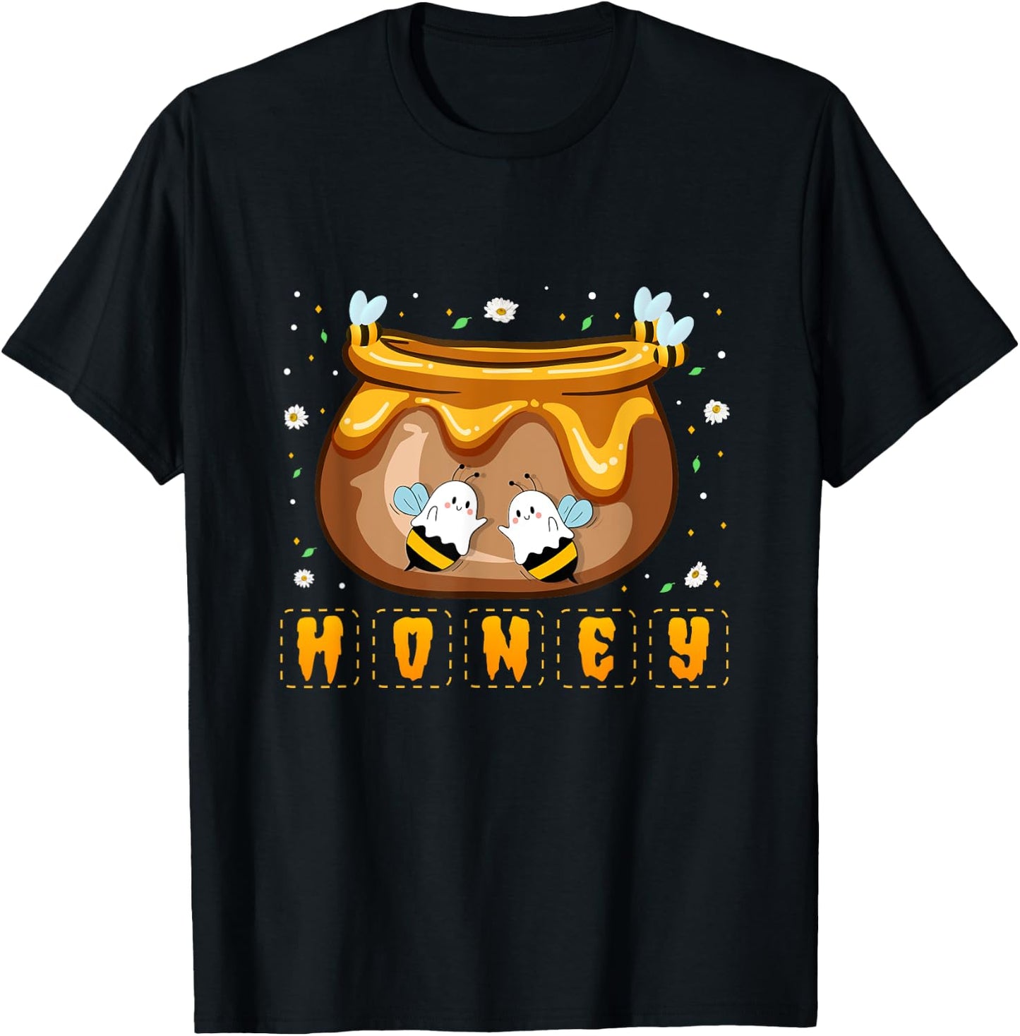 Honey Jar Pot Costume Sweet Halloween T-Shirt - T-Shirt | Black