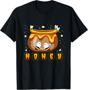 Honey Jar Pot Costume Sweet Halloween T-Shirt - T-Shirt | Black