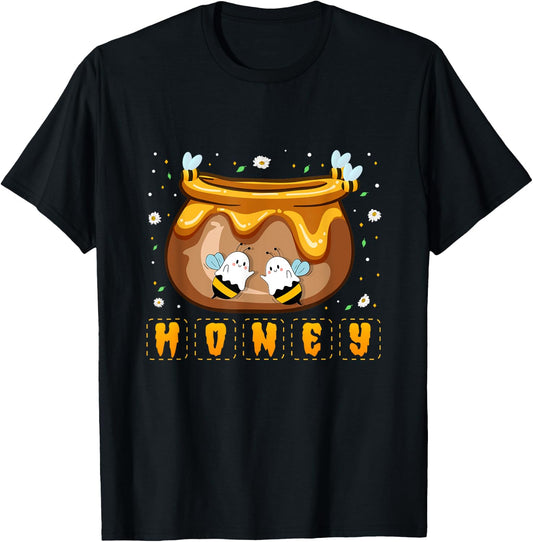 Honey Jar Pot Costume Sweet Halloween T-Shirt - T-Shirt | Black