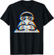 Funny Eastern Box Turtle DJ Glitch Rave EDM Music Party T-Shirt - T-Shirt | Black
