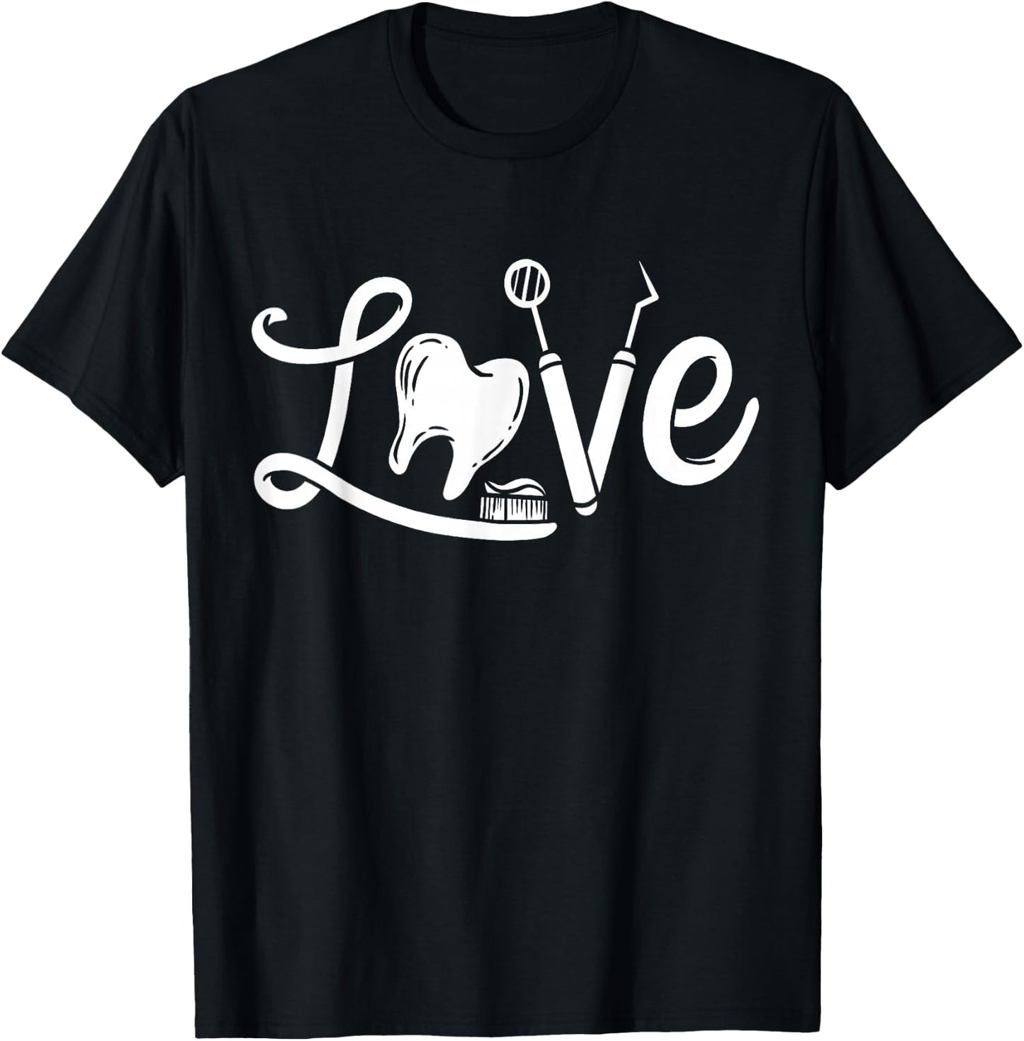 Dentist Dental Assistant Dental Hygienist Gift T-Shirt - T-Shirt | Black
