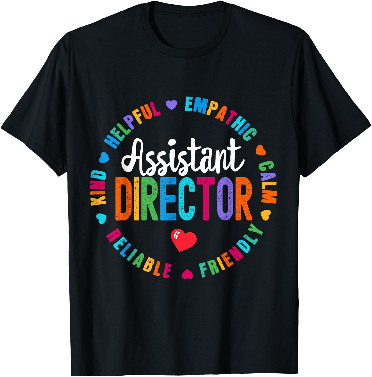 Assistant Director Appreciation Week healthcare workers T-Shirt - T-Shirt | Black