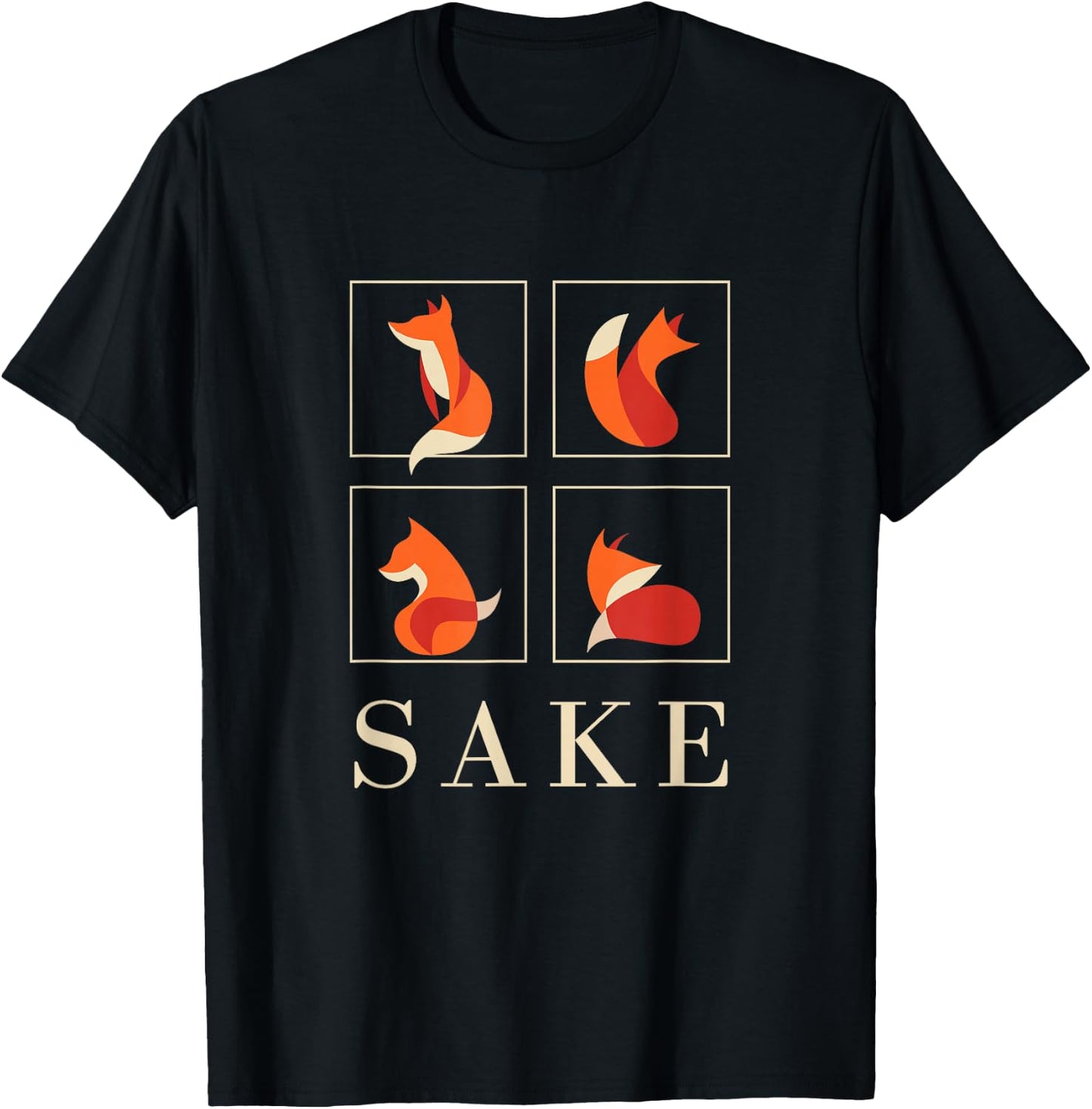 Oh For Fox Sake Funny Graphic or Women T-Shirt - T-Shirt | Black