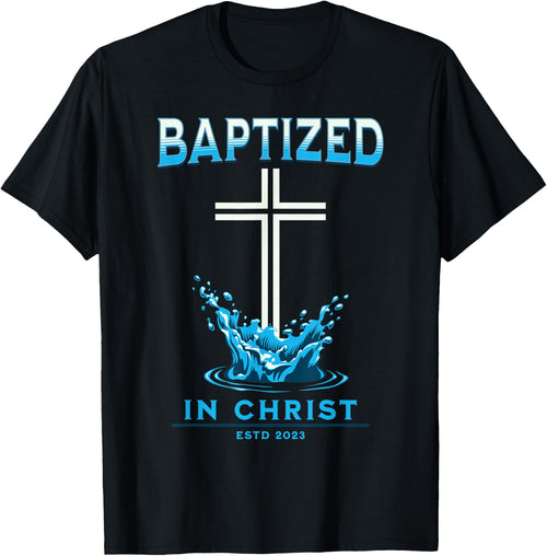 2023 Christian Baptism BAPTIZED-IN-CHRIST Keepsake