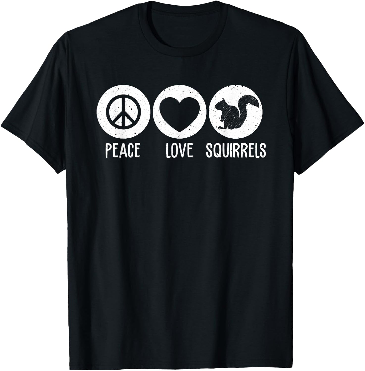 Funny Squirrel Novelty Design Squirrel Lover Men Women Kids T-Shirt - T-Shirt | Black