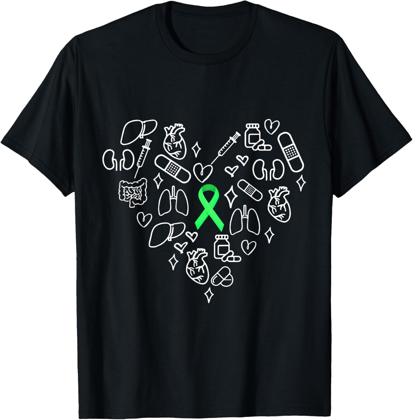 Organ Donation Awareness T-Shirt - T-Shirt | Black