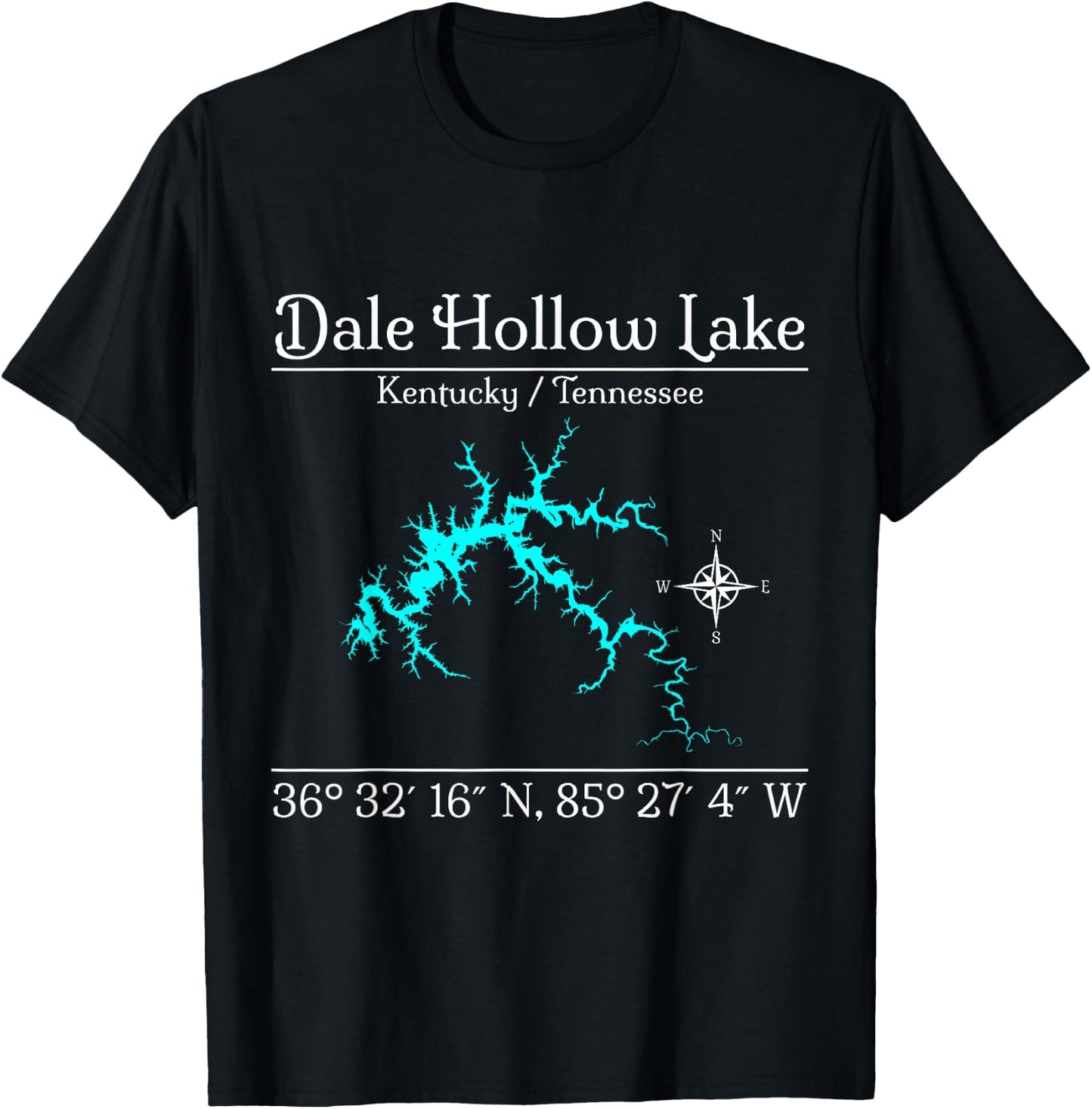 Dale Hollow Lake, Kentucky / Tennessee T-Shirt - T-Shirt | Black