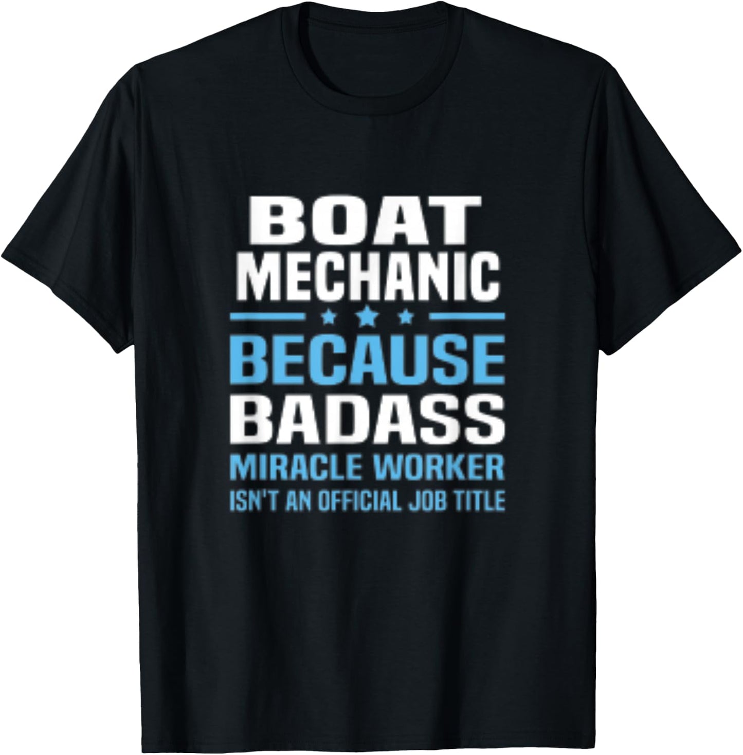 Boat Mechanic T-Shirt - T-Shirt | Black