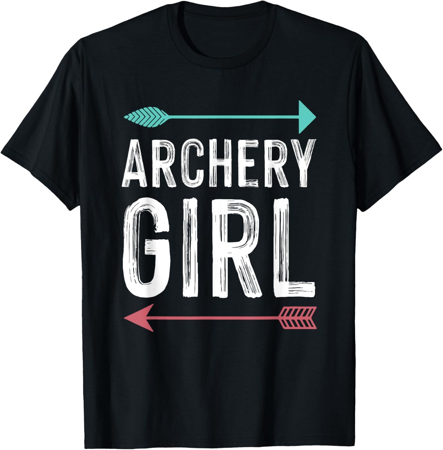 Cool Archery For Girls Women Crossbow Bow Hunting Archer T-Shirt - T-Shirt | Black