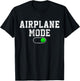 Airplane Mode On Vacation Summer Piolot Aviator Vintage Gift T-Shirt - T-Shirt | Black