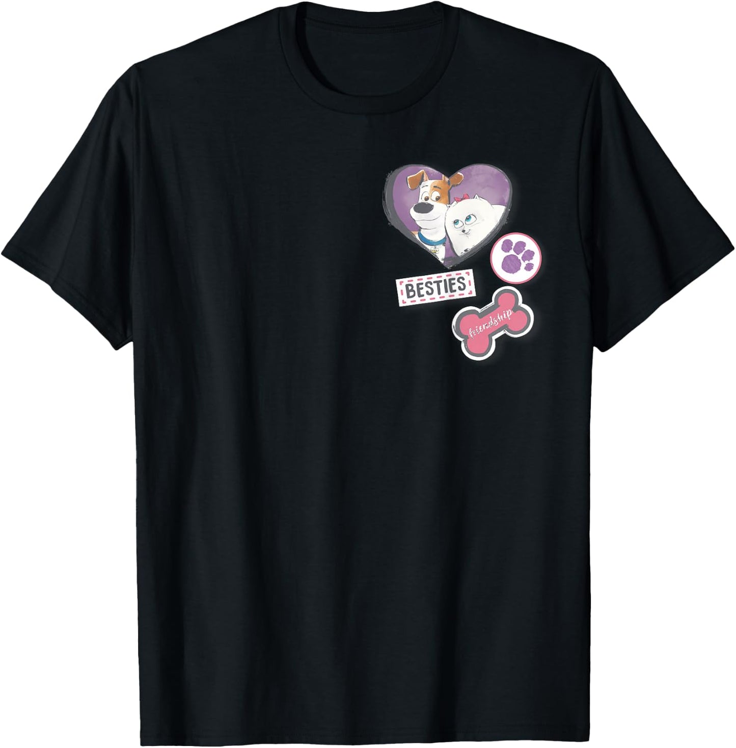 The Secret Life of Pets 2 Besties Forever T-Shirt - T-Shirt | Black