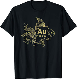 Goldfish Shirt - Gold fish shirt - AU Chemistry Science T-Shirt - T-Shirt | Black