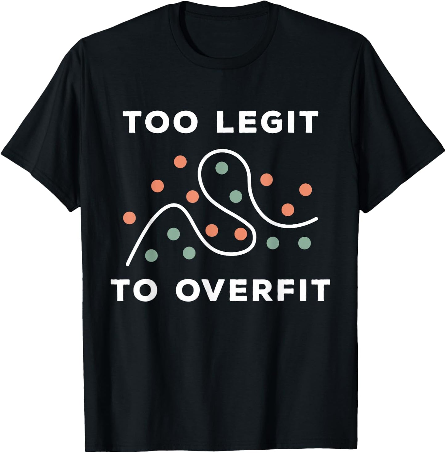 Artificial Intelligence Overfitting - Data Preprocessing T-Shirt - T-Shirt | Black