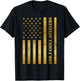 God Family Steelers Pro Us Flag Design Father's Day Dad T-Shirt - T-Shirt | Black