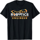 Future Robotics Engineer Art Kids Men Women Robot Students T-Shirt - T-Shirt | Black