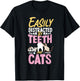 Dentist Dental Assistant Hygienist Cat Tooth T-Shirt - T-Shirt | Black