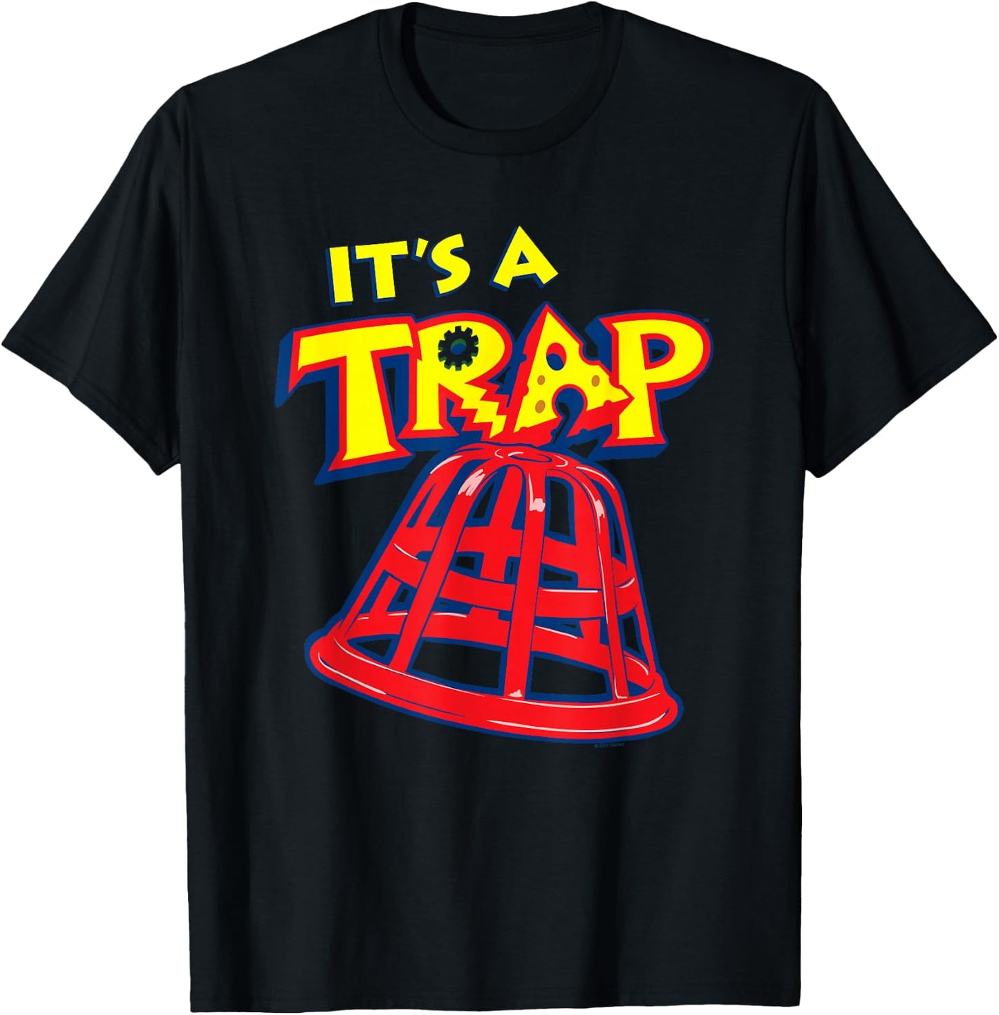 Mouse Trap It's a Trap T-Shirt - T-Shirt | Black