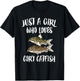 Just A Girl Who Loves Corydoras Catfish Fish T-Shirt - T-Shirt | Black