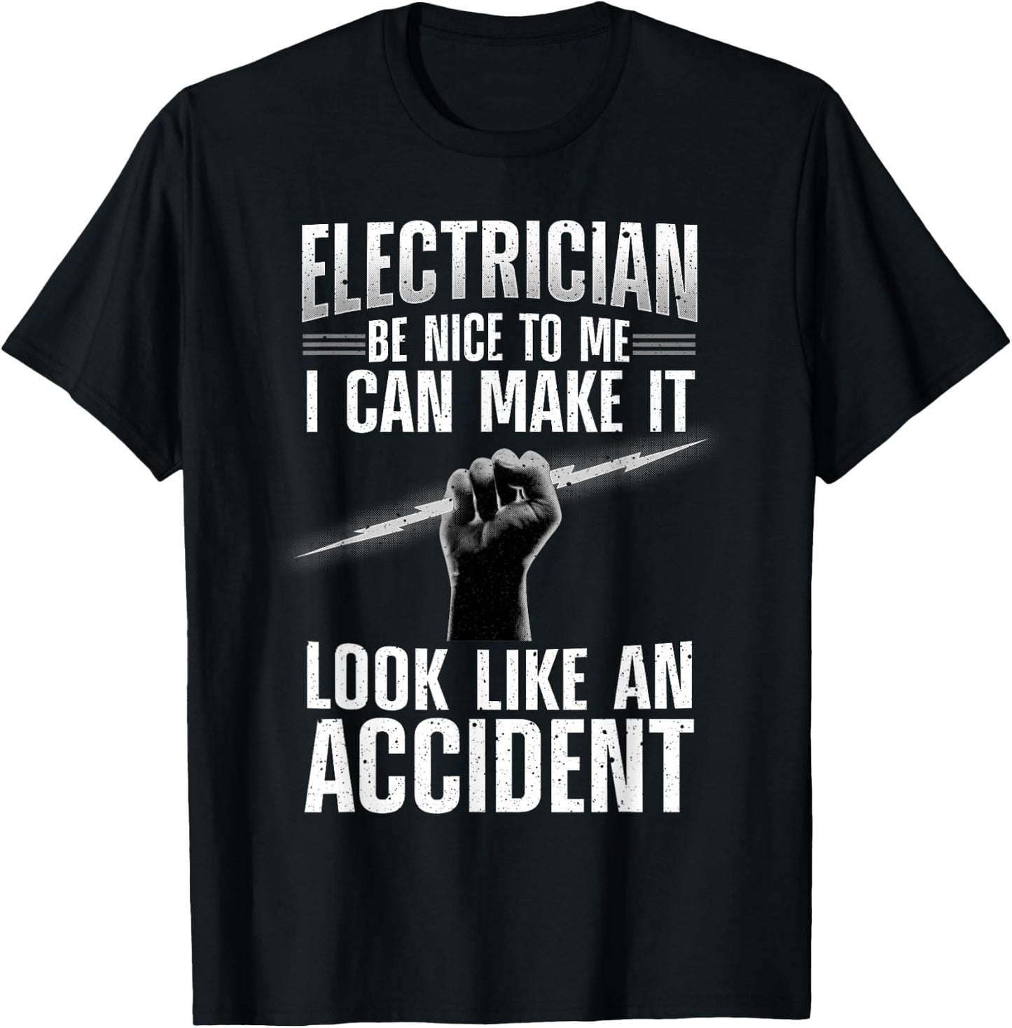Funny Electrician Art Women Professional Electrician T-Shirt - T-Shirt | Black
