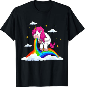 The cheerful evil unicorn T-Shirt - T-Shirt | Black