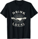 Drink Local Beer Brewery North Carolina Support shirt T-Shirt - T-Shirt | Black