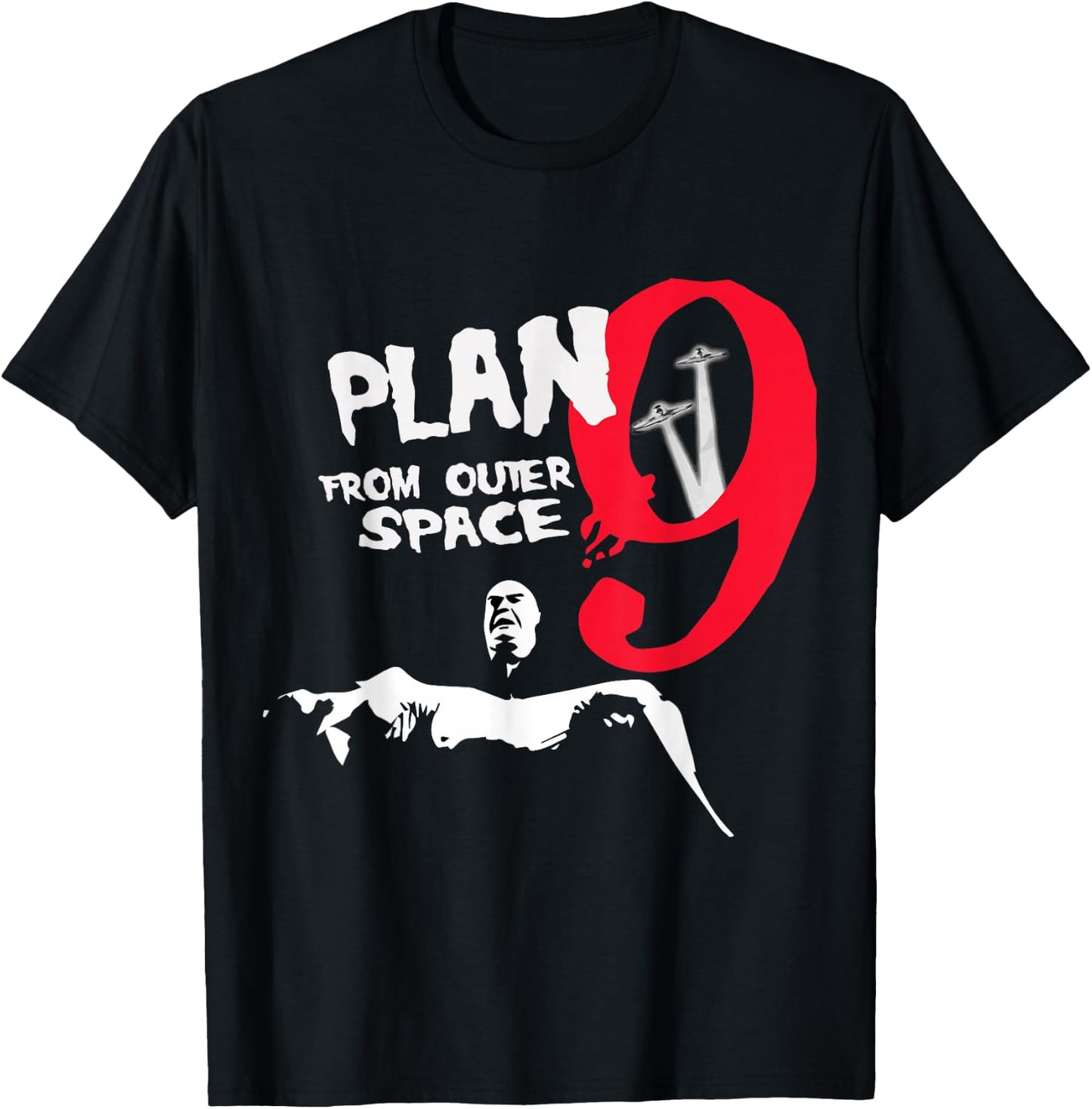 Plan 9 from Outer Space Inspector Clay Tribute T-Shirt - T-Shirt | Black