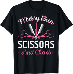 Hairdresser Hairstyling Hairstylists Hairdressing Beautician T-Shirt - T-Shirt | Black