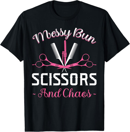 Hairdresser Hairstyling Hairstylists Hairdressing Beautician T-Shirt - T-Shirt | Black