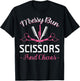 Hairdresser Hairstyling Hairstylists Hairdressing Beautician T-Shirt - T-Shirt | Black