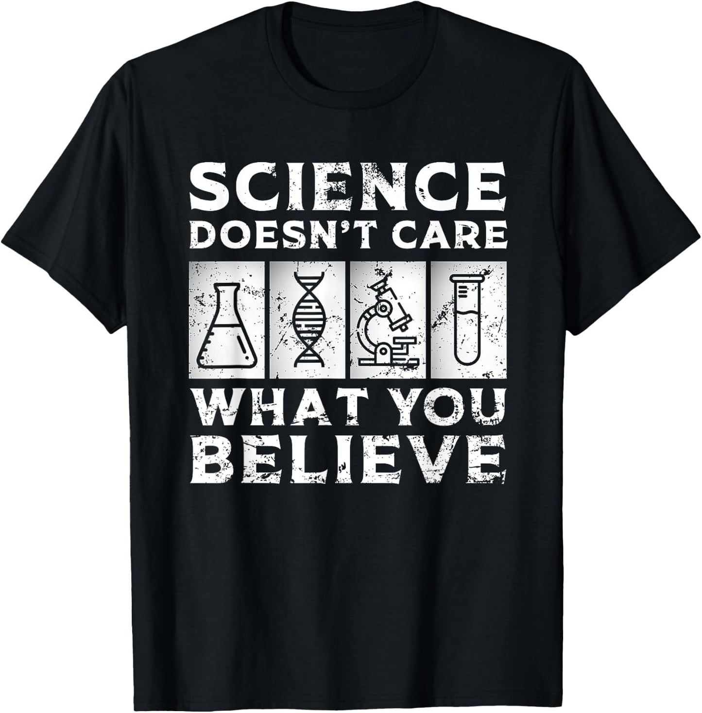 Cool Science Art Women Scientist Science Lovers T-Shirt - T-Shirt | Black