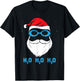 H2o H2o H2o Santa Claus Swimming Santa Hat Swimming Lover T-Shirt - T-Shirt | Black