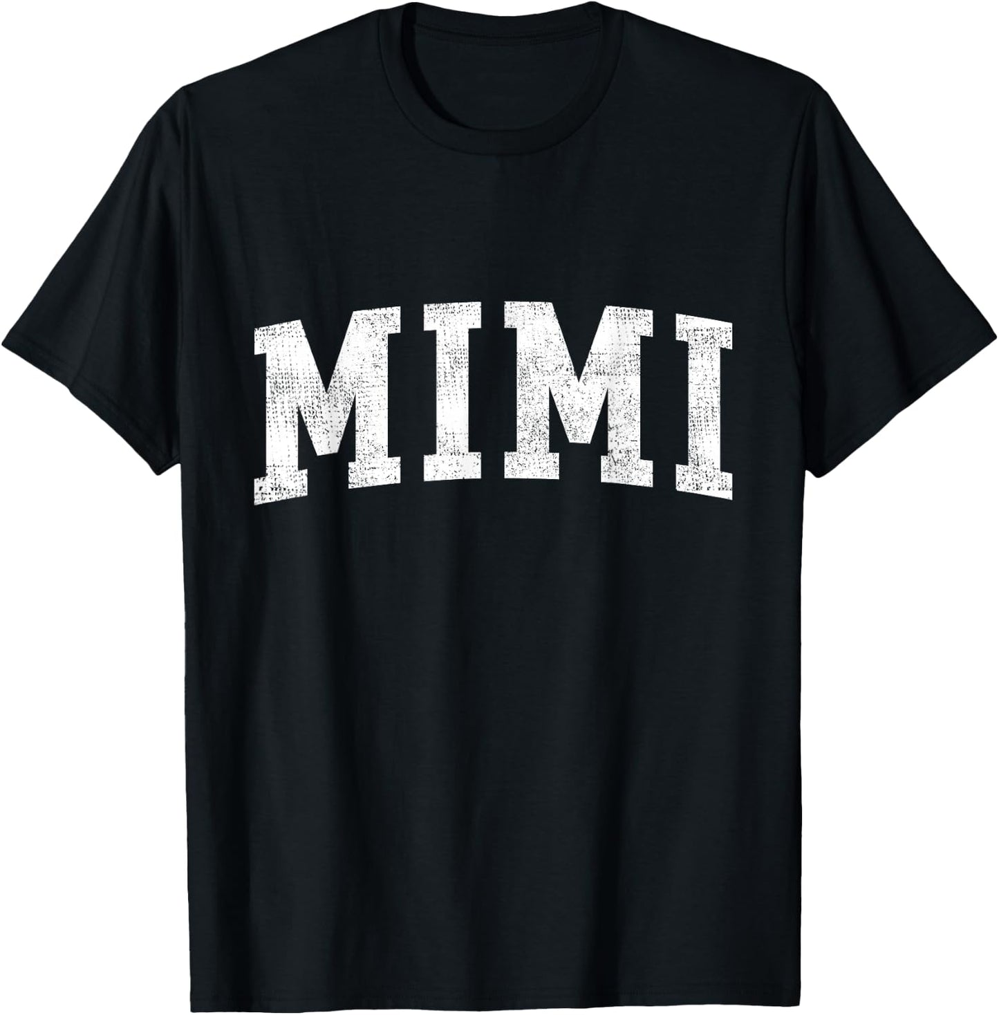 Mimi Classic Bold Font Mimi Birthday Gift T-Shirt - T-Shirt | Black
