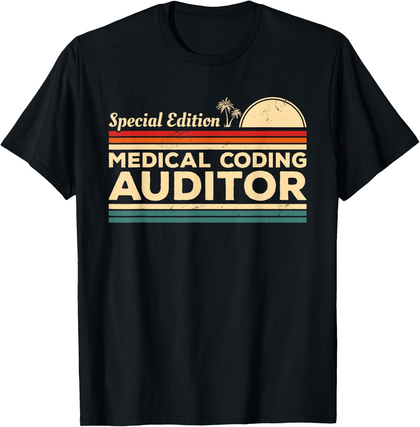 Vintage Special Edition Medical Coding Auditor T-Shirt - T-Shirt | Black
