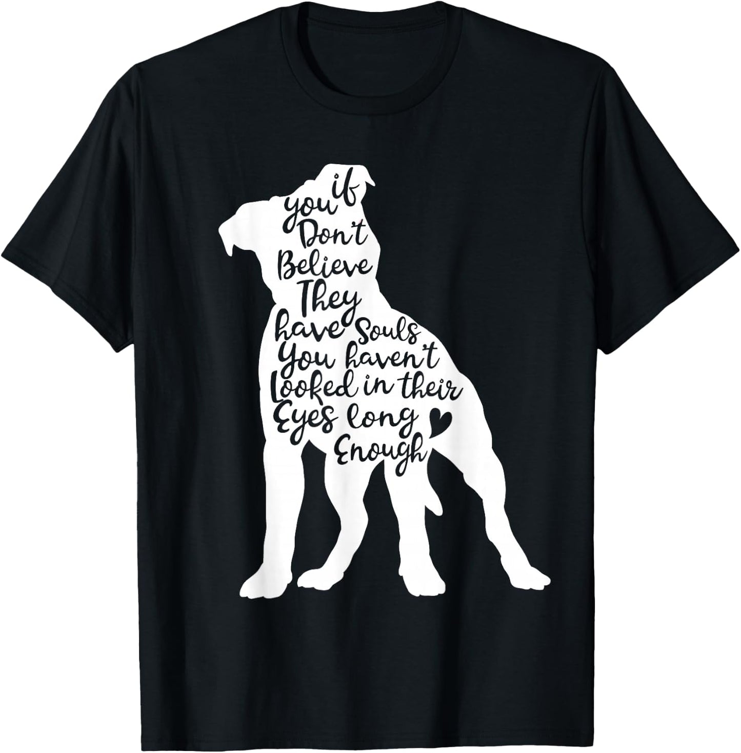Pitbull Souls Rescue Breed Pit Bull Lover Cute Dog Mom T-Shirt - T-Shirt | Black