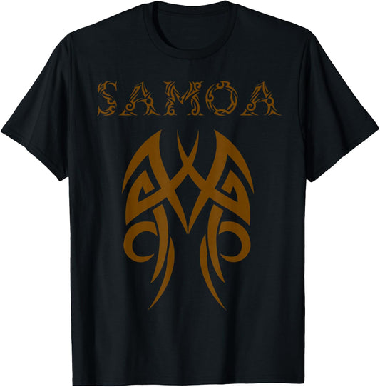 Samoa Samoan Pride Tribal Tattoo Style T-Shirt - T-Shirt | Black