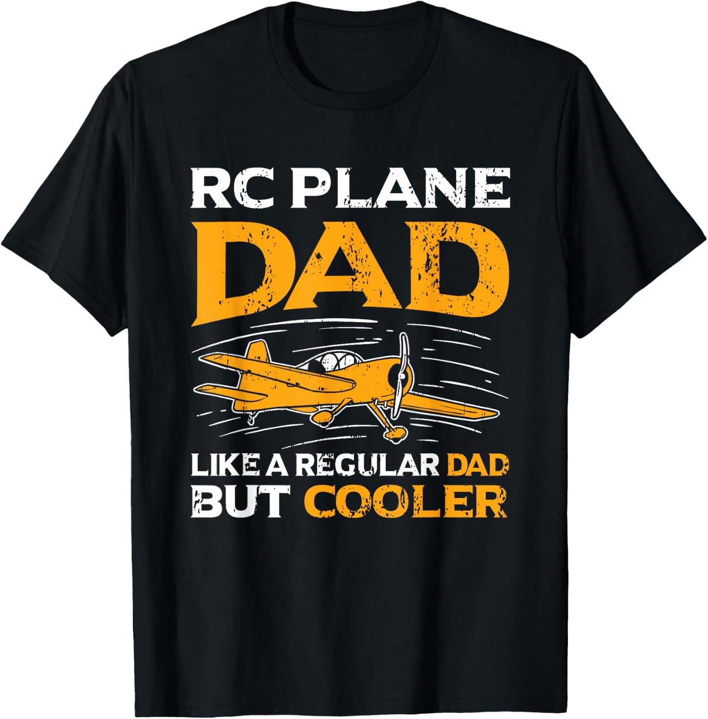 RC Pilot Dad Model Airplane Pilot Model Flight Rc Airplane T-Shirt - T-Shirt | Black