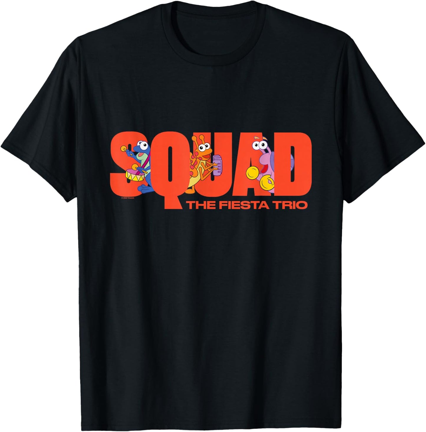 Dora The Explorer Squad, The Fiesta Trio T-Shirt - T-Shirt | Black