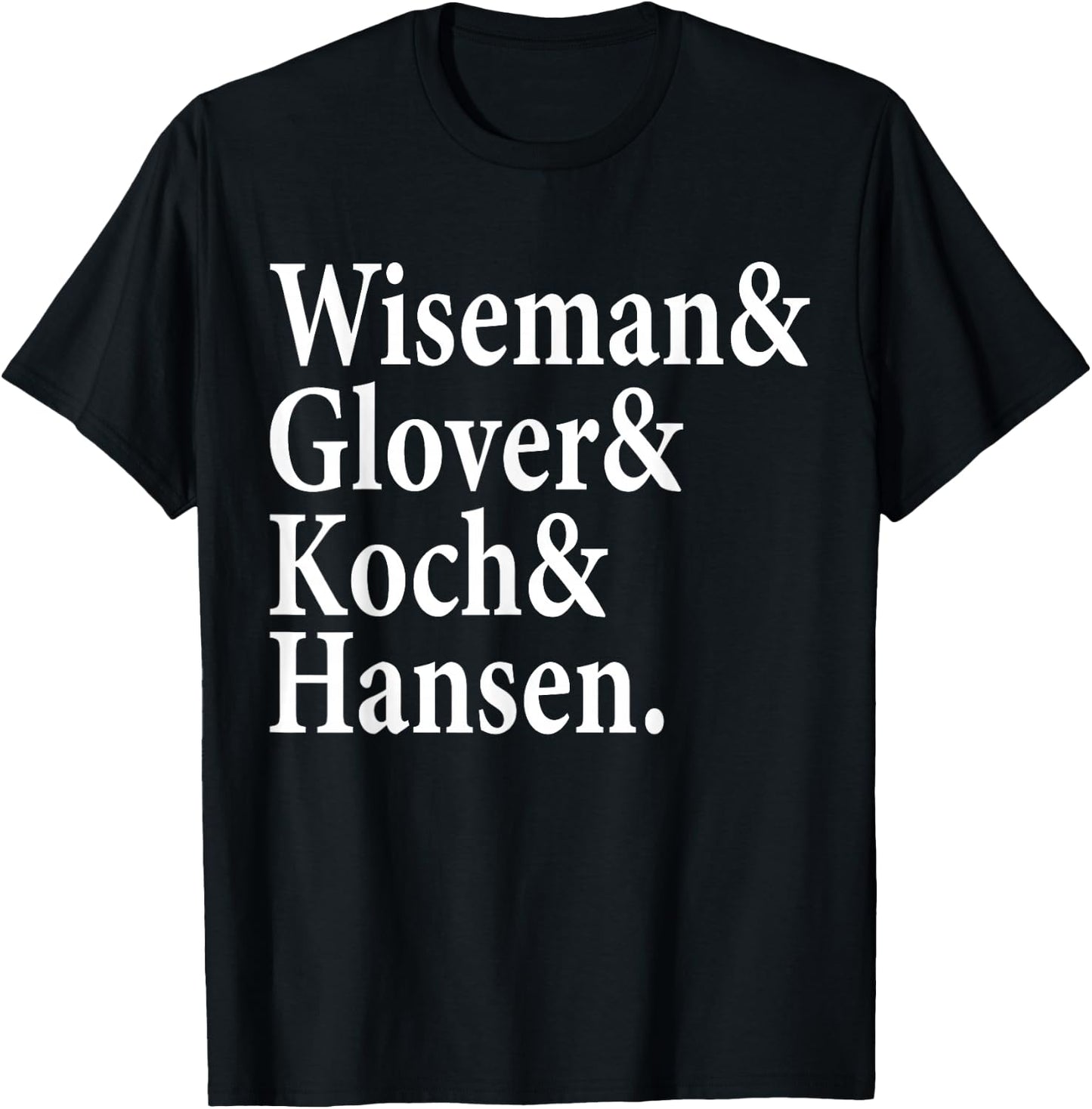 Wiseman Glover Koch Hansen Going to The Moon T-Shirt - T-Shirt | Black