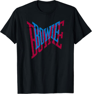 David Bowie - Bowie Bowie Logo Vintage T-Shirt - T-Shirt | Black