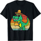 Kids Mexican Dino Taco Trex Toddler Boys Cinco De Mayo Kids T-Shirt - T-Shirt | Black