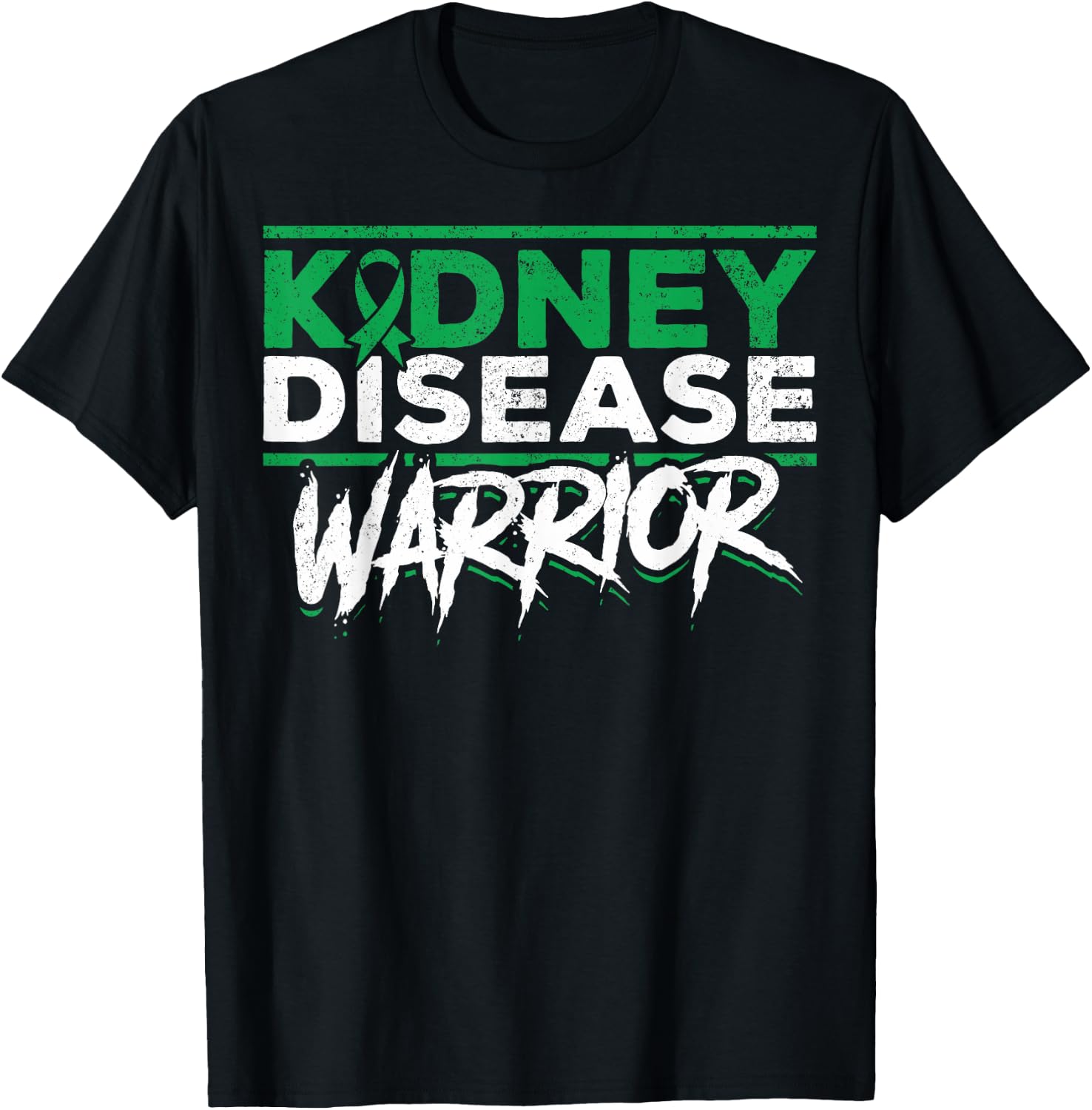 CKD Awareness Chronic Kidney Disease Warrior CKD Support CKD T-Shirt - T-Shirt | Black