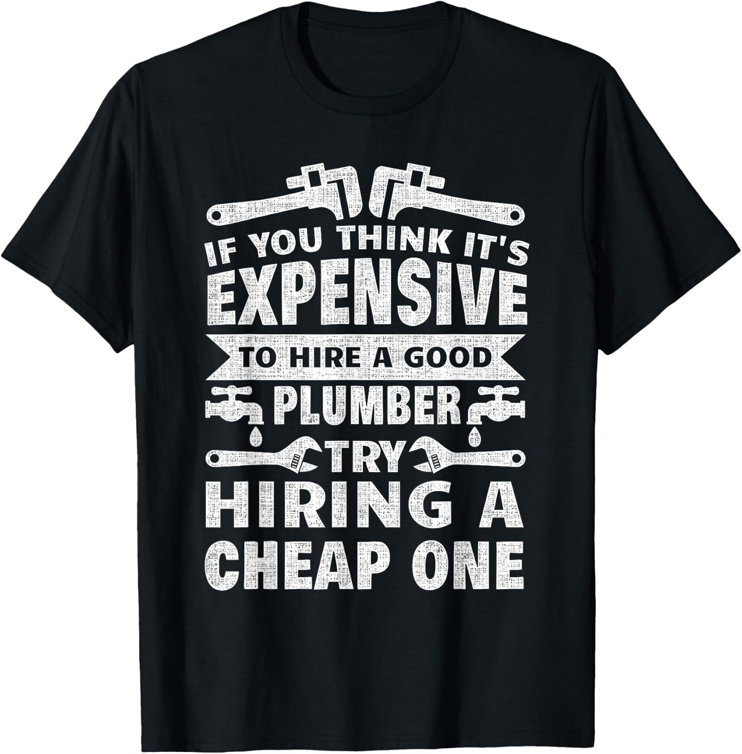 Funny Plumber Women Steamfitter Pipefitter Plumbing T-Shirt - T-Shirt | Black