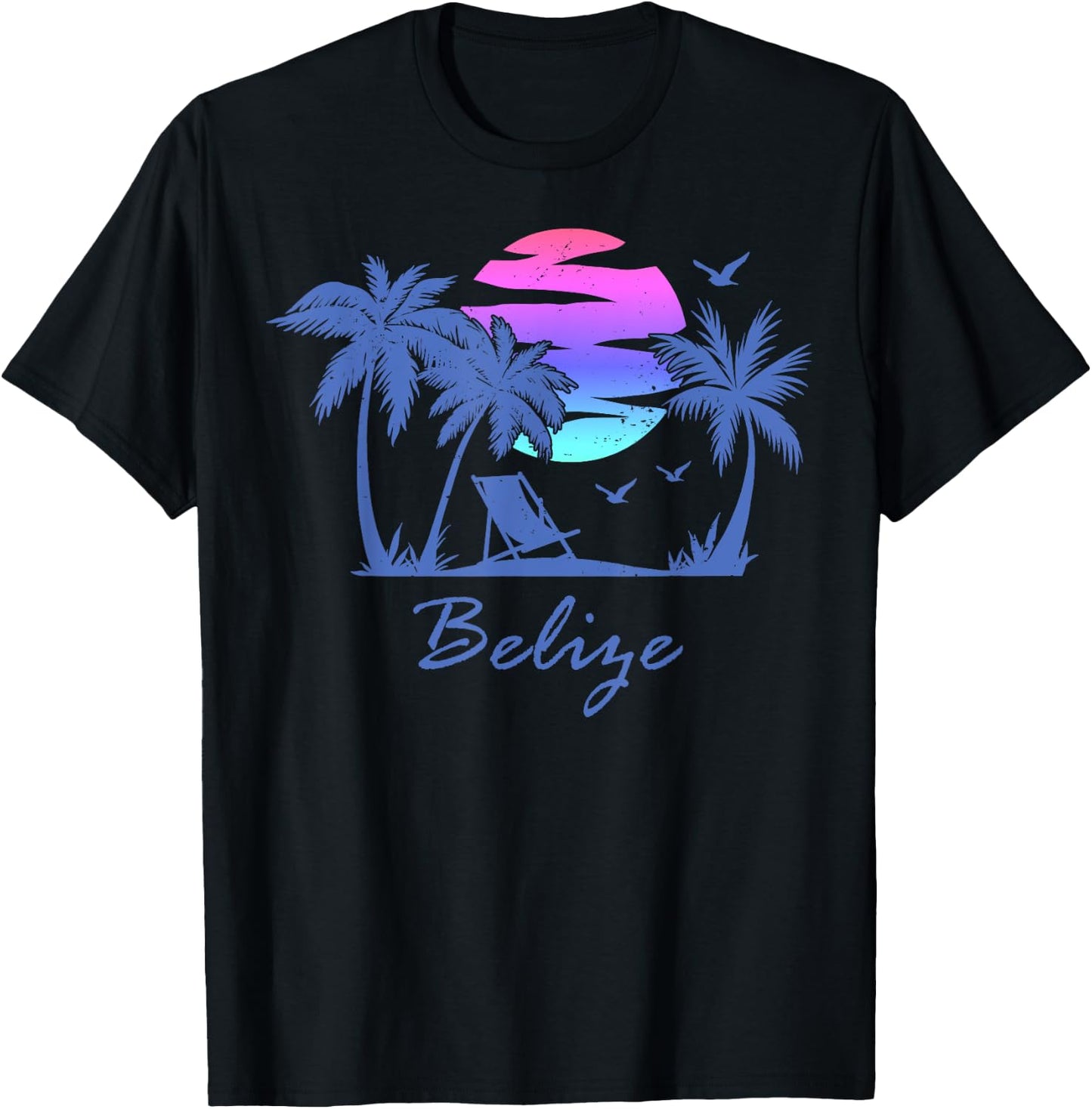 BELIZE Caribbean Beach Vacation Spring Break Honeymoon Trip Men Women Kids T-Shirt - T-Shirt | Black