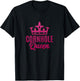 Cornhole Queen | Pink Funny Corn Hole Game Gift T-Shirt - T-Shirt | Black